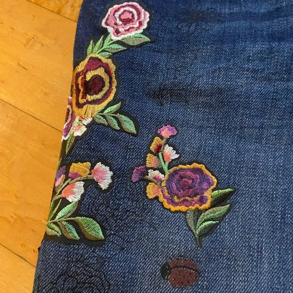 Zara Patchwork Jeans - Picture 10 of 10